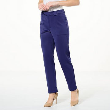 GBG BL SCUBA KNIT TROUSER - fashioncurb