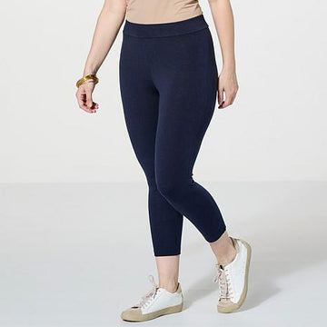 Stretchy pull-on capris for casual or active wear- fashioncurb