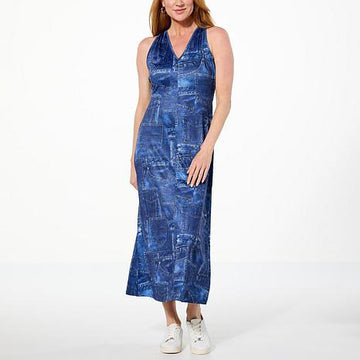 Allison halter dress for prom in soft blue tones - fashioncurb