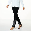 DG EMBROIDERED SKINNY BLKDCO - fashioncurb
