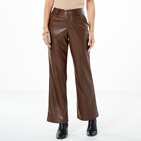 DG FAUX LEATHER TROUSER