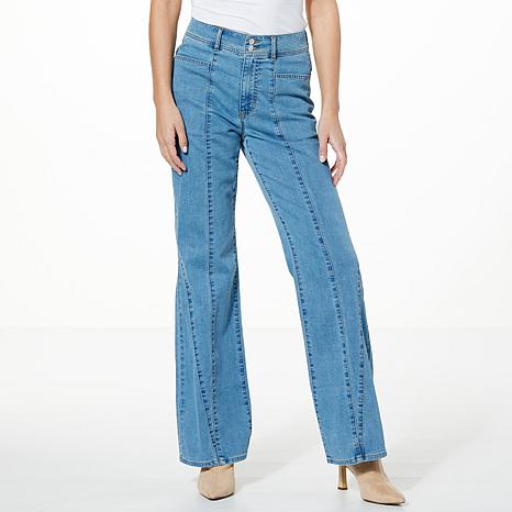 GBG Denim Mid-Rise Wide Leg Jeans