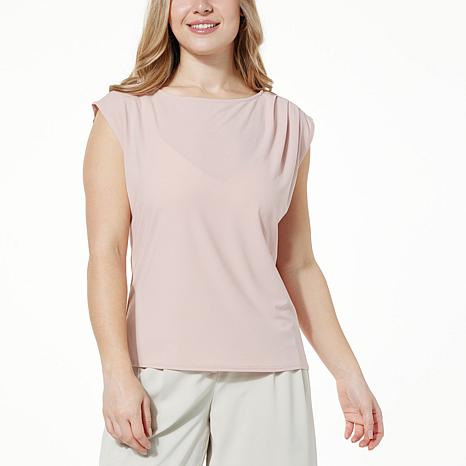 JACLYNSMITH PLEATED DRAPED BLKBTY