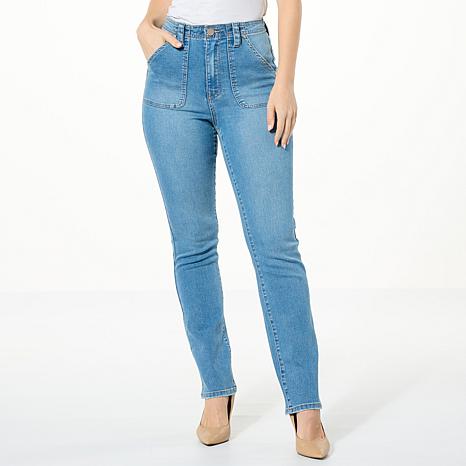 DG2 by Diane Gilman Virtual Stretch Straight-Leg Utility Jean