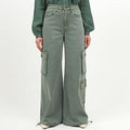 LA JOIE CINCHED HEM CARGO DCKGRN - fashioncurb