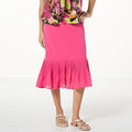 ANTTHONY PENCIL SKIRT W/PE HOTPNK - fashioncurb