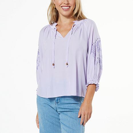 DEMOCRACY EMBROIDERED SLV - fashioncurb