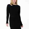 GBG BL CUTOUT SWEATER CCNMLK - fashioncurb