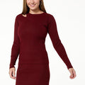 GBG BL CUTOUT SWEATER CCNMLK - fashioncurb