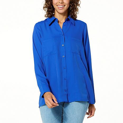 DG PANELED BUTTON UP SHIR WINE - fashioncurb