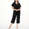 CC DREAMY SEERSUCKER SLEEP DRKBRY - fashioncurb