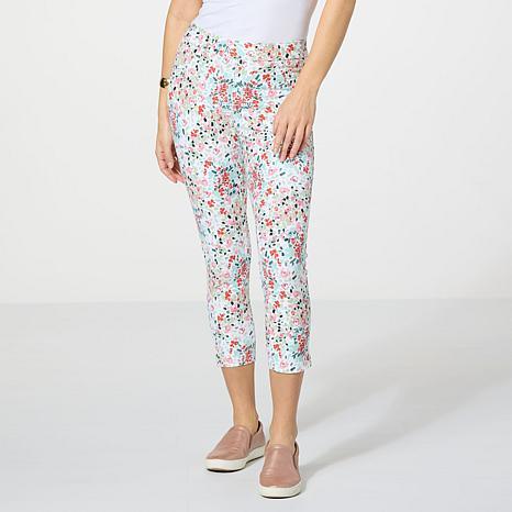 HUE Essential Denim Pull-On Capri - fashioncurb