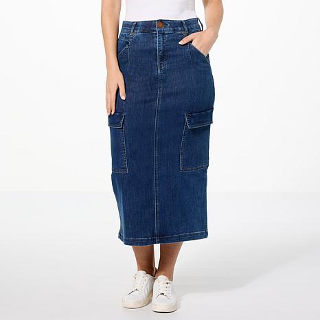 Democracy "Ab"solution® Skyrise Cargo Midi Skirt - fashioncurb