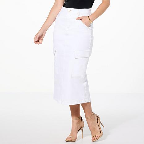 Democracy "Ab"solution® Skyrise Cargo Midi Skirt - fashioncurb