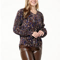 DG SMOCKED SLEEVE BLOUSE MCHANM - fashioncurb