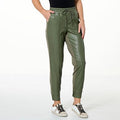 GBG BL FAUX LEATHER PONTE - fashioncurb