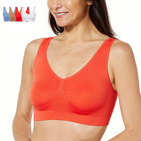 "As Is" Rhonda Shear 4-pack Seamless Original Ahh Bra