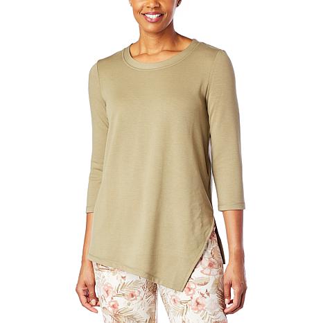 Comfort Code Baby French Terry Asymmetric Top