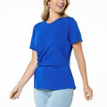DG PRINTED DRAPE TEE MGNBLM - fashioncurb