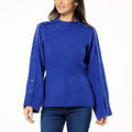 DG BUTTONSLEEVEMOCKNECKSW - fashioncurb