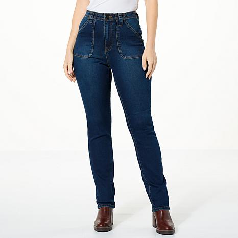 DG2 by Diane Gilman Virtual Stretch Straight-Leg Utility Jean