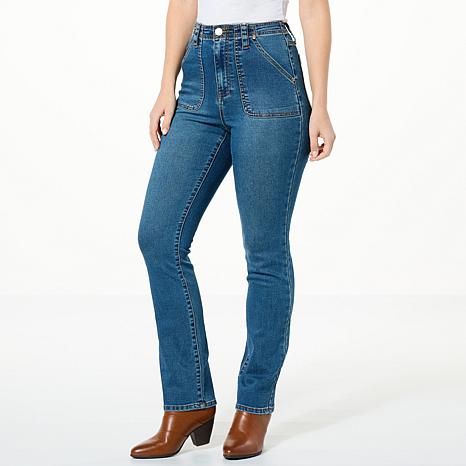 DG2 by Diane Gilman Virtual Stretch Straight-Leg Utility Jean