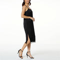 GBG BL SATIN SLIP DRESS - fashioncurb