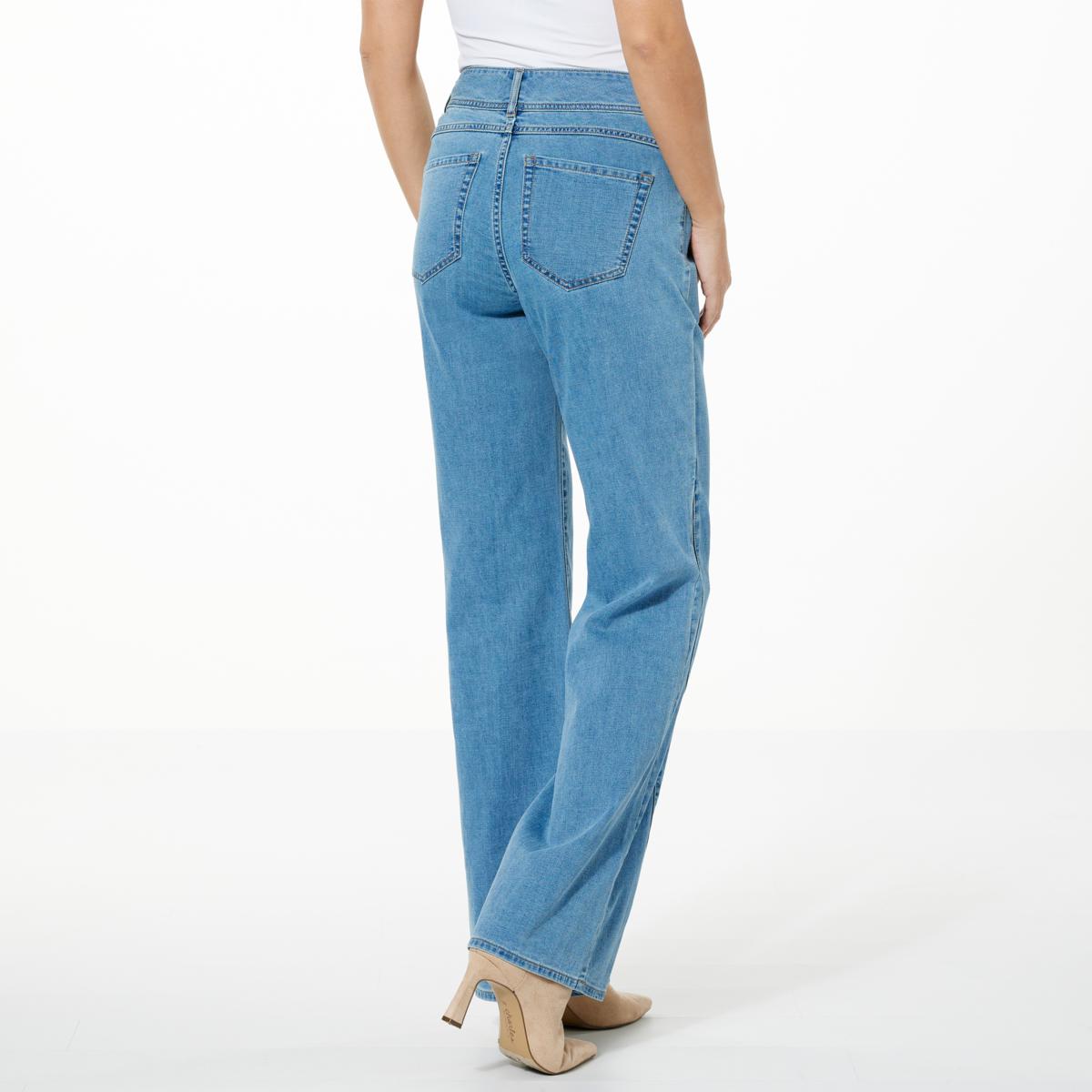 GBG Denim Mid-Rise Wide Leg Jeans