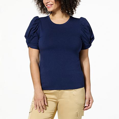 JACLYN SMITH PUFF SLEEVE T