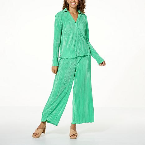 kathy ireland® Fashion 360 Central Park West 2-piece Top & Pant Set