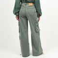 LA JOIE CINCHED HEM CARGO DCKGRN - fashioncurb