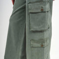 LA JOIE CINCHED HEM CARGO DCKGRN - fashioncurb