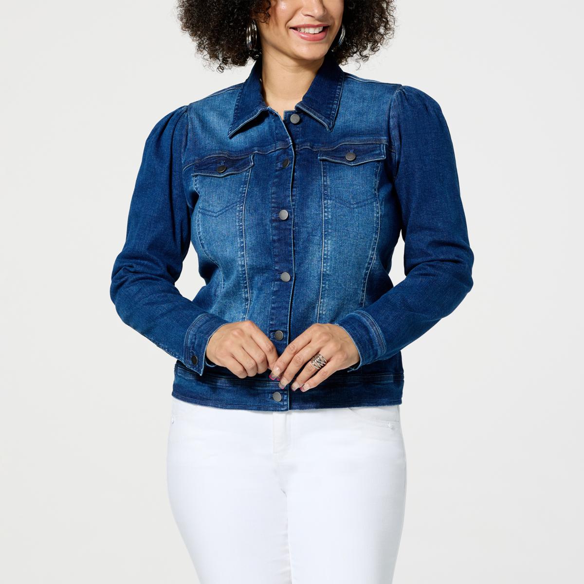 LC PUFF SLEEVE DENIM JACKET