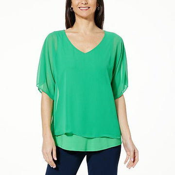 NINACHIFFONDOLMANTOP BRTGRN - fashioncurb