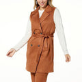 WYNNELAYERSFAUXSUEDEVEST OYSTER - fashioncurb