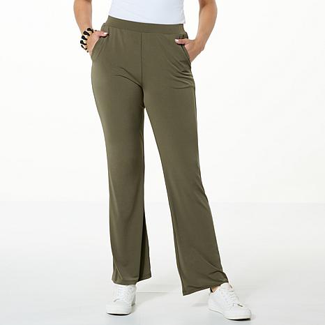 WynneLayers Matte Jersey Knit Flared Pant